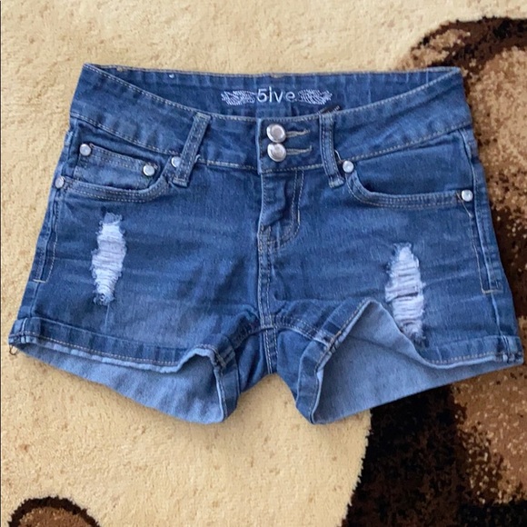 5ive Jean Shorts - Picture 1 of 4